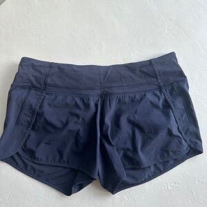 Blue lululemon shorts